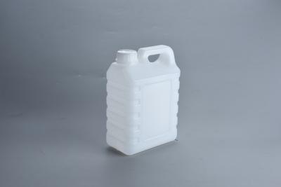 China 2L Plastic Jerry Can With Tight Head And Screw Lid 160g Tare Weight 2mm Wall Thickness for sale