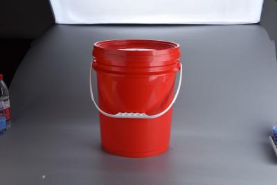 China 18L Customizable Plastic Paint Bucket For Chemical Packaging With Various Sizes Available for sale