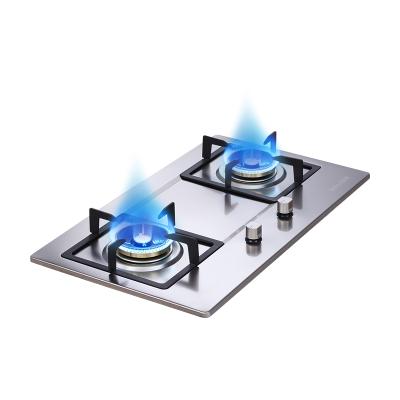 China Hotel Kitchen Appliances Cheap Strong Fire Gas Stove Built In Gas Hob Stove With 3 Burner Gas Cooker for sale