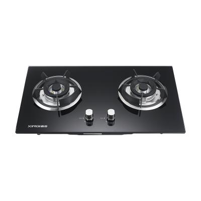 China Wholesale Tempered Glass 2 Burner Gas Cooker Stove Gas Cooker Explosion Proof Easily Cleaned Explosion Proof Gas Stove for sale