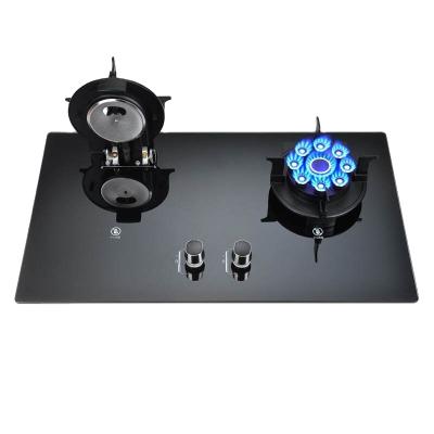 China Low Price Kitchen Appliances Tempered Glass Gas Stove Cooking Stove Turnover Gas Hob Easily Cleaned for sale