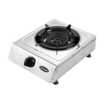 China Portable Single Burner Gas Stove Table Top Gas Cooker Stainless Steel Easily Cleaned Camping Gas Cooker for sale