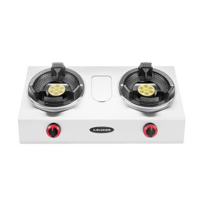 China Table Top Gas Cooker Factory Kitchen 2 Burner Easily Cleaned Best Selling Gas Stove for sale