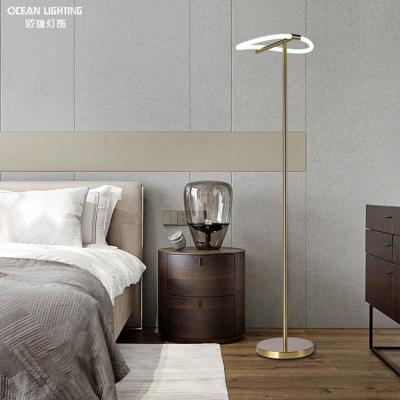 China Eco-friendly Indoor Led Floor Lights Nordic Floor Lamps Simple Silicon Strip Design Corner Floor Light for sale