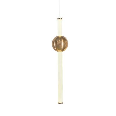 China Modern Indoor Gold Led Pendant Lamp Hotel Lobby Chandelier Simple Design Glass Chandelier for sale