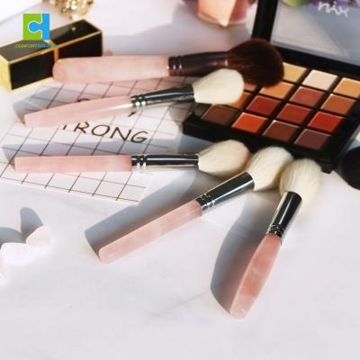 China Fan Brush Custom Skin Care Beauty Fashion Crystal Makeup Brush Cosmetic Tool for sale