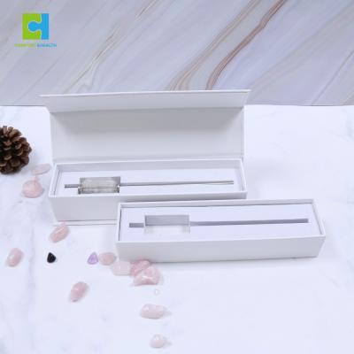 China High Quality Customized Gemstone Viable Crystal Stainless Steel Drinking Straw Decorative for sale