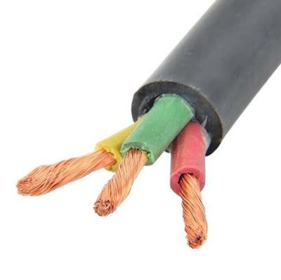 China Other Waterproof Rubber Insulated Copper Cable 2core 3core 4core 1.5mm 2.5mm 4mm 6mm Yc Cabtyre Flexible Rubber Sheathed Cable for sale