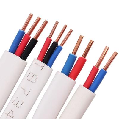 China Home Improvement Line 2 Connection White 3 Core Copper Wire And Wire Bvvb 2 1.5/2.5/4 6 Mm Power Cable And Wire 1 Wire for sale