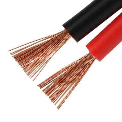 China Other Manufacturers Soft Copper Wire 2 Core PVC Insulated 2.5 Mm Flat Flexible Electrical Wire Rgb Cable Red Black Electrical Cable Wire for sale