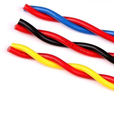 China Other Copper Conductor Pvc Insulated Flexible Cable Rvs 1.5mm Twisted Pair Flexible Wire Electrical Cable for sale