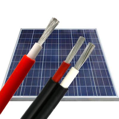 China Solar Power Station Cable PV DC 1*2.5mm2 1*4.0mm2 1*6.0mm2 Black Or Red Cable For Solar Panel Cable Wire for sale