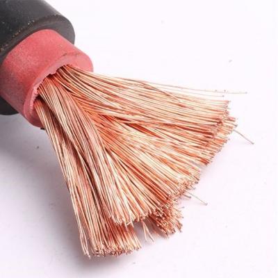 China 40 Industrial Welding Copper Cable 50mm 70mm 95mm 120mm 150mm Rubber Welding Cable for sale