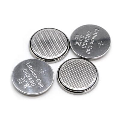 China Toys invent button cell batteries 2430 CR2430 3V 160mAh lithium battery for power tools for sale