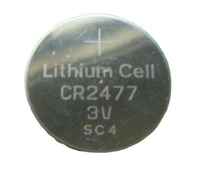 China Toys Hot Sales 3V CR2477 1000mAh Excellent Quality Super Lithium Primary Button Cell for sale