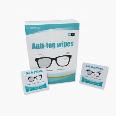 China Cleaning Wholesale Promotion For Removing Fingerprints Refreshing And Quick Drying Glasses Anti Fog Cleaning Wipes for sale