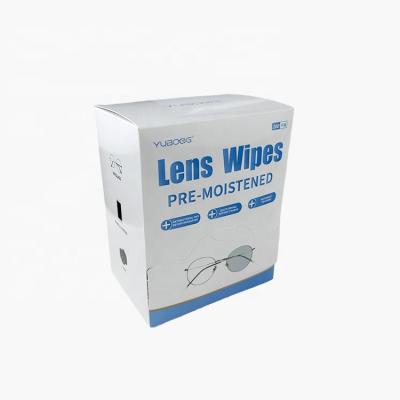 China Cleaning High Quality Hot Selling Product Refreshing Scratch Free Dust-free Glasses Cleaning Wipes for sale