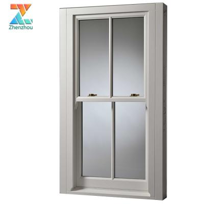 China Modern Design Hurricane Impact Double Sliding Stained Aluminum Glass Balcony View Sliding Window Factory Price High Quality for sale