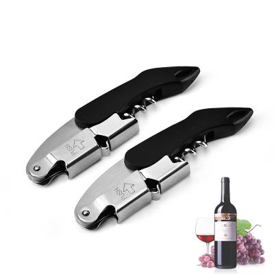 China Hot Selling Multifunctional Plastic Bottle Opener Stocked Wine Portable Key Kitchenware Stainless Steel Corkscrew for sale