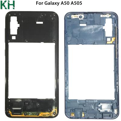 China Middle Frame Plastic Middle Bezel Plate Replacement With Side Key For Samsung Galaxy A50 A505 Phone Accessories And Parts for sale