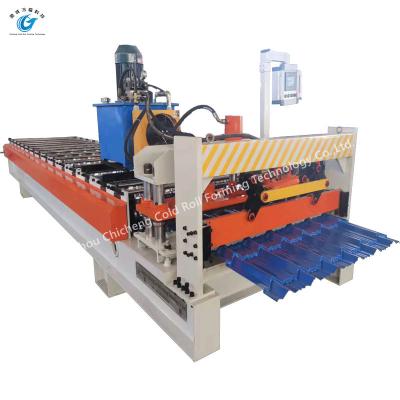 중국                  Full Automatic Glazed Roof Tile Roll Forming Machine              판매용