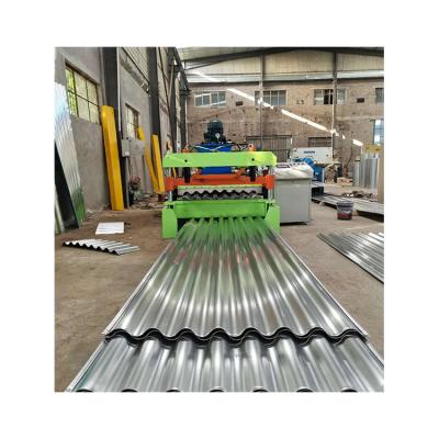 중국 Steel Corrugated Sheet Roll Forming Machine High Grade High Productivity 판매용