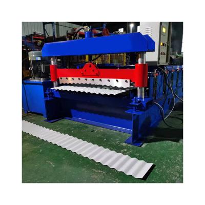 중국 Iron Corrugated Roof Sheet Making Machine Customized Color 판매용