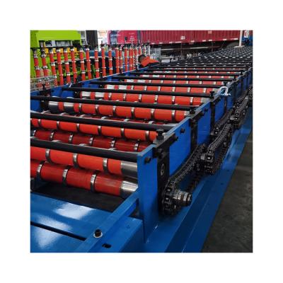 중국 Metal Roof Corrugated Sheet Roll Forming Machine Energy Saving 판매용