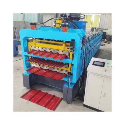 China Lightweight Keel Metal Sheet Three Layer Roll Forming Machine for sale