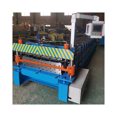 China Cold Line Double Layer Rolling Plain Steel Sheet Roll Forming Machine Te koop