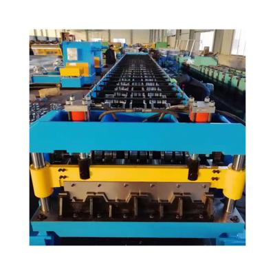 China Customized Color Cold Rolling Deck Floor Roll Forming Machine for sale