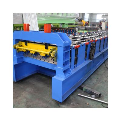 China Decking Tiles Floor Deck Roll Forming Machine With Long Service Life for sale