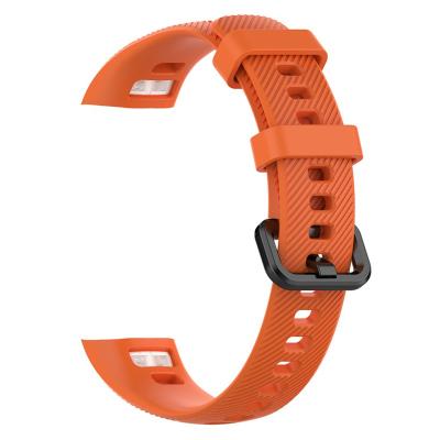 China Replacement TPU Strap for Honor Band 4 and 5 Smart Watch Strap Soft TPU Sport Wristband Strap for sale