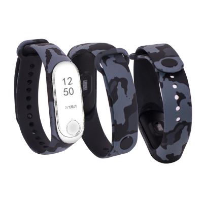 China TPU Replacement Strap For Xiaomi MI Band 5 4 3 TPU Strap Wristband For Xiaomi Band 6 MiBand Wrist Strap Multi Color for sale