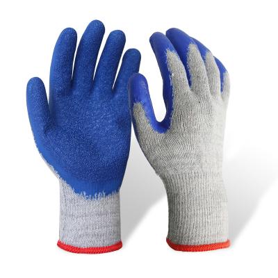 China Work Assembly Use 10G Latex Coated Work Safety Gloves For Winter for sale