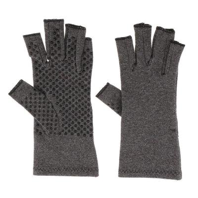 China Lightweight And Breathable For All Day/All Night Wear Big Grip Arthritis Decompression Joint Hand Compression Fingerless Gloves For Outdoor Sports And Riding for sale