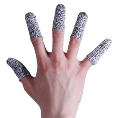 China Durable Anti-Cut Fingertips Protection Level 4 HPPE Cut Resistant Finger Cradles for sale