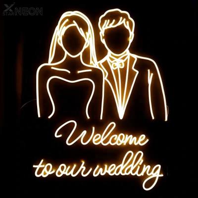 China Wholssale Store Window Wall Decoration Csutom LED Cable PVC Strip Neon Light Wedding Neon Light Sign For Advertising for sale