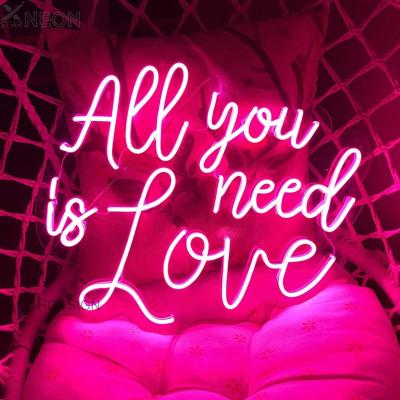 China Decoration Manufacturer NO MOQ Fast Delivery Custom Acrylic Neon Letter LED Neon Sign For Living Room Shops Decoration for sale