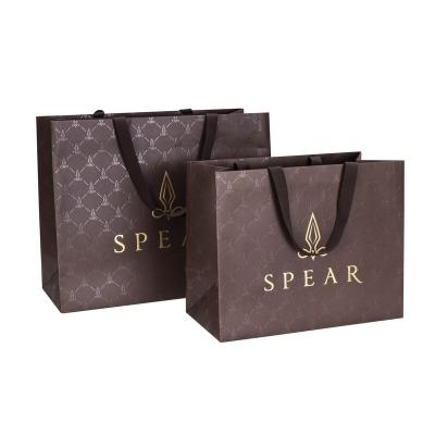 China Boutique Jewelry Apparel Wedding Recyclable Paper Bag for sale