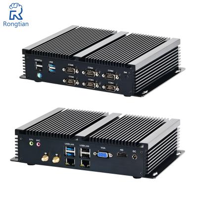 China Industries Intel Core 6500U Processor Intel HD Graphics 520 Box Industrial PC Fanless Industrial PC for sale