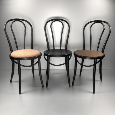 China MODERN Round Seat China Factory Solid Wood Hotel Dining Chair Metal High Quality for sale