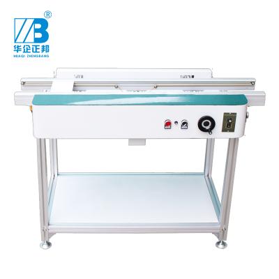 China Aluminum Alloy PCB Material Handling Equipment SMT Inspection Belt Conveyor for Working Table Assemble Line ZBJBT350 for sale