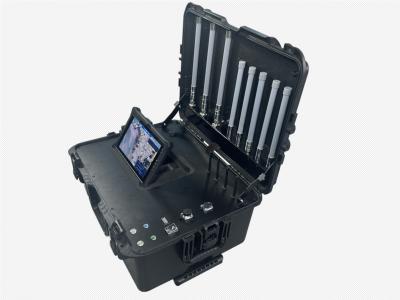 China Full Range  Portable Drone Jammer And Detector Station for sale