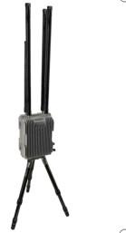 China 360° Omnidirectional Fixed UAV Radio Wave Jammer Multi Band Emission Waterproof Design for sale