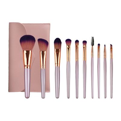 China Wholesale Smudge Brush Makeup Brush Set Wooden Handle Professional Cosmetic Vegan Brush Set Blush Eyeshadow Powder Brush Set for sale