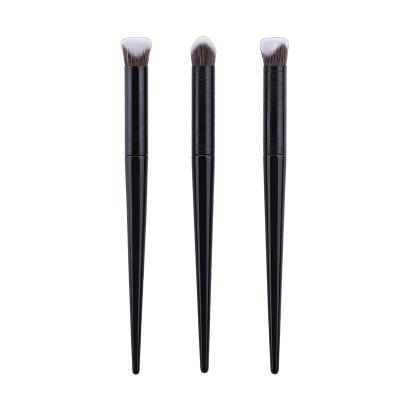 China Wholesale Double Soft Trumpet Concealer Brush Concealer Brush Foundation Makeup Black Eye Makeup Brush for sale