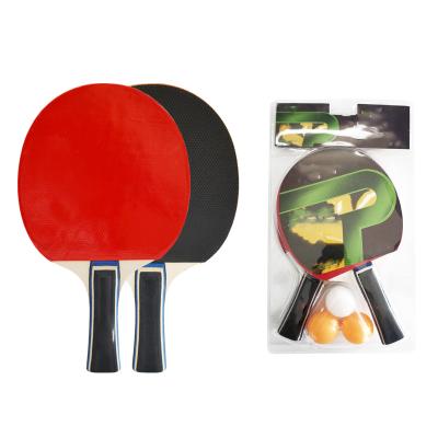 China Wholesale Cheap High Quality Eco-friendly Durable Table Tennis Racket With 3 Set Table Tennis Balls for sale