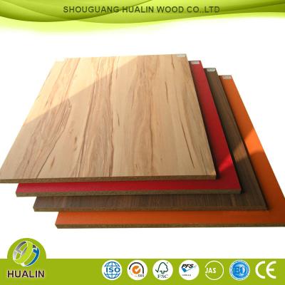 China 18MM MFC Indoor Melamine Faced Chipboard, Particle Board Manufacturer for sale