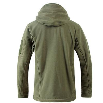 China Mens Winter Soft Shell Camo Hoodies Jacket Army Green Camouflage Softshell QUICK DRY For Winter Regular for sale